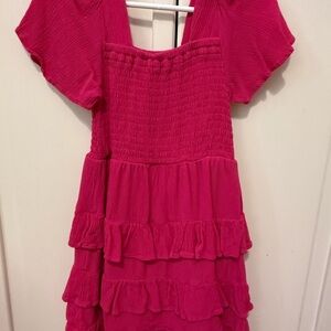 Chelsea & Violet Brand Toddler's Pink Tiered Ruffle Dress